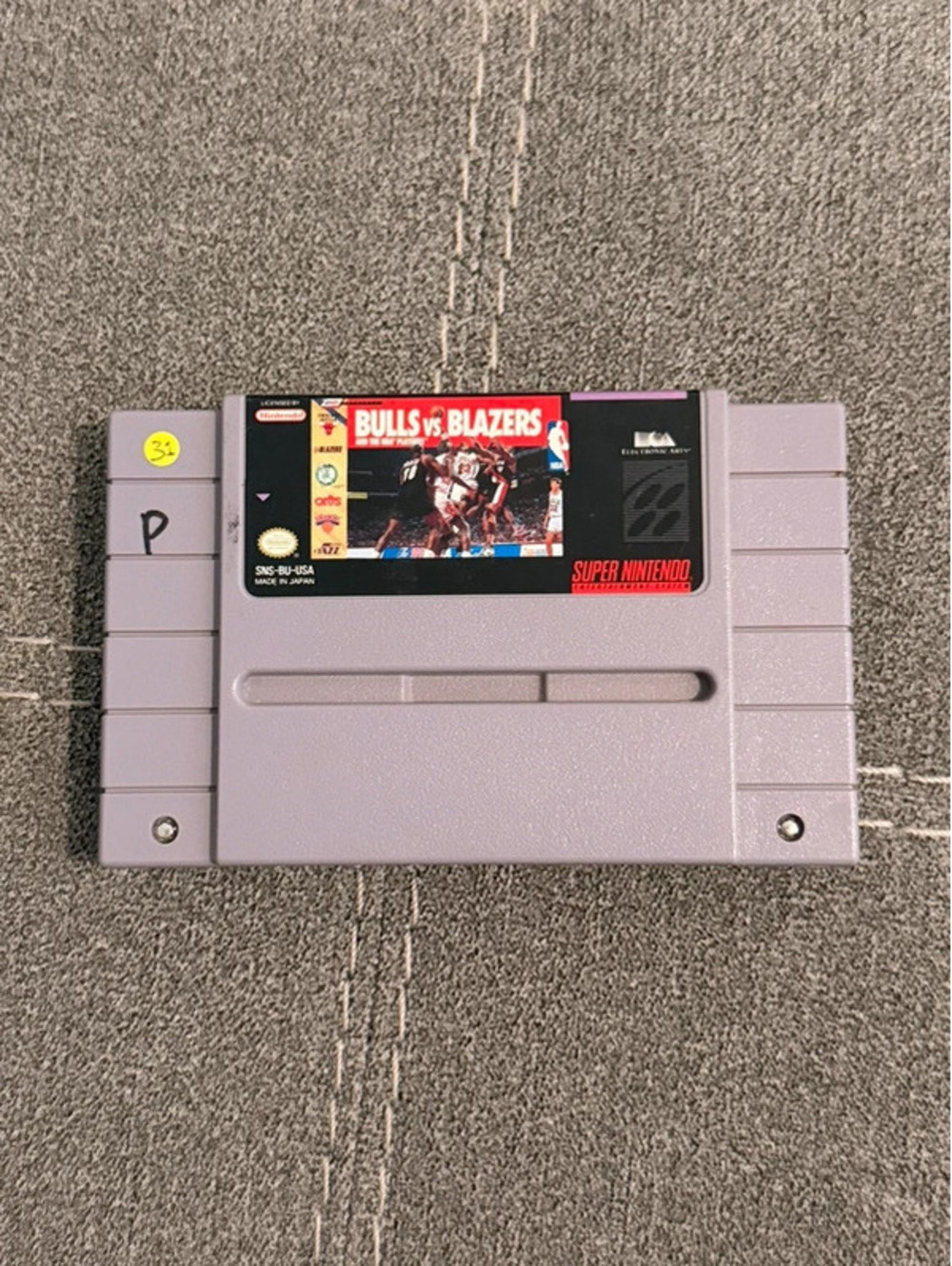 Bulls Vs Blazers and the NBA playoffs for Super Nintendo